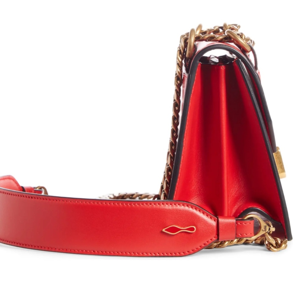 New Authentic CHRISTIAN LOUBOUTIN Large Elisa Calfskin bag - Picture 4 of 13